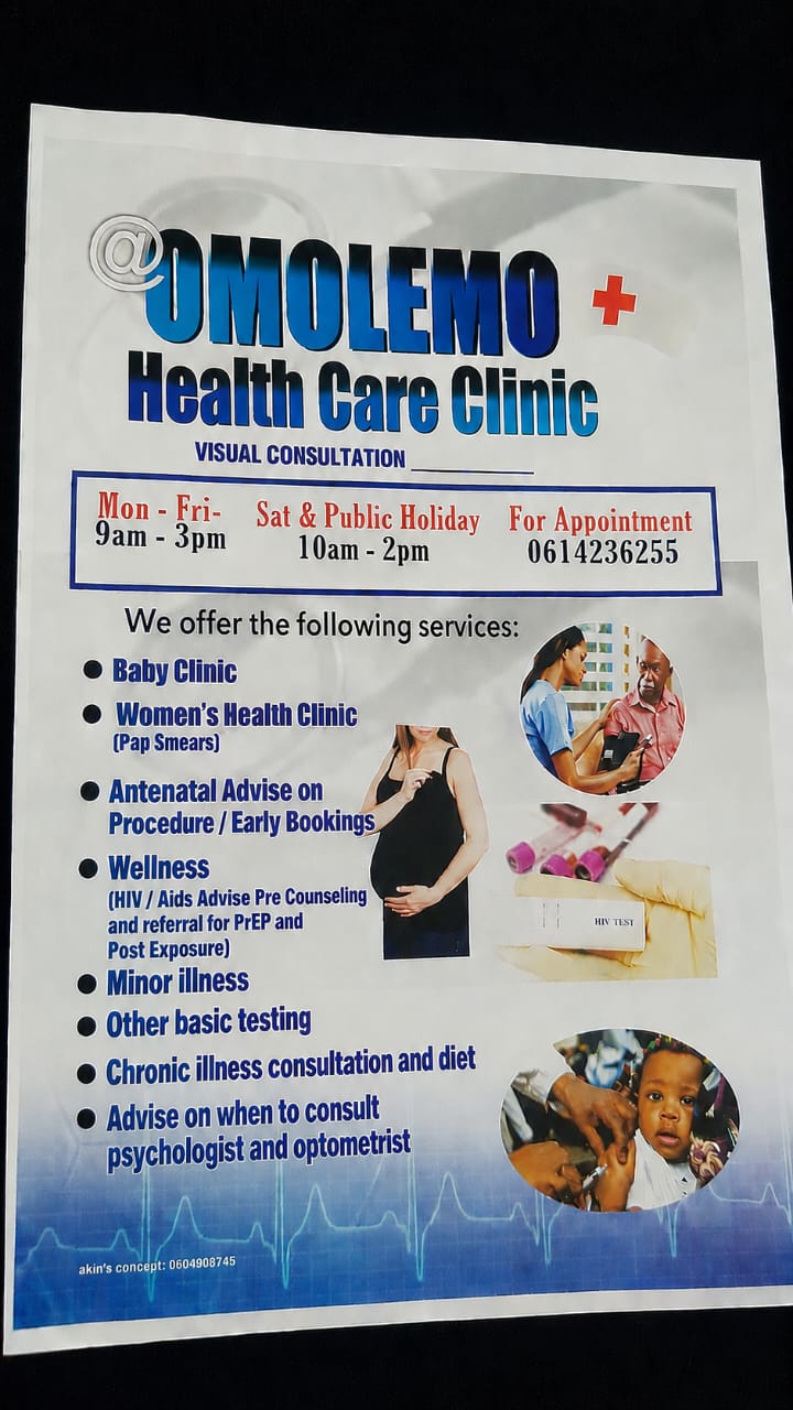 Omolemo services flyer